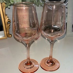 Pink Petite Wine glasses